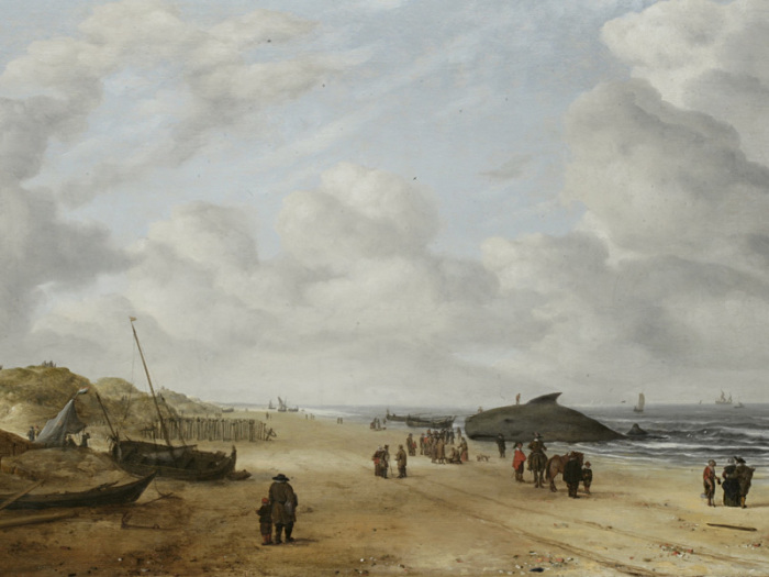 Сцена на пляже. Хендрик ван Антониссен.