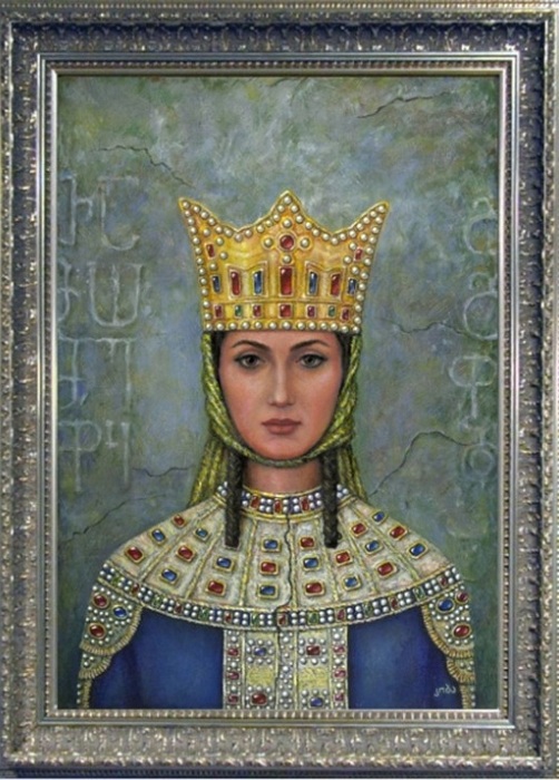 Грузинская царица Тамара. | Фото: storyfiles.blogspot.com.