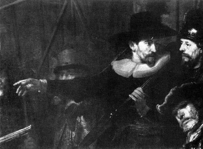Рембрандт изобразил себя в картине «Ночной дозор». | Фото: maxpark.com