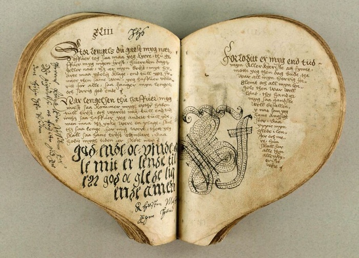«Сердечная книга» датского короля Кристиана III. | Фото: static.diary.ru.
