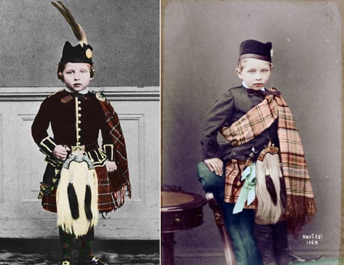 Вильгельм II в детские годы.