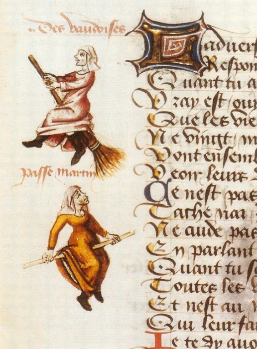 Иллюстрация из Поэмы о ведьмах, Мартина ле Франка (1451). | Фото: scisne.net.