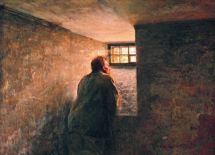 Заключенный. Н. Ярошенко, 1878 год. | Фото: itd0.mycdn.me.