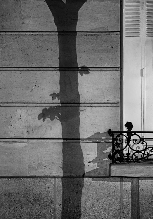 Фотографии теней на улицах Парижа.