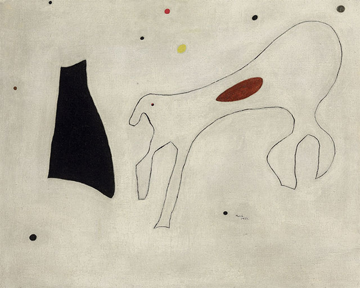 *Peinture (Le Chien)* Joan Miro.