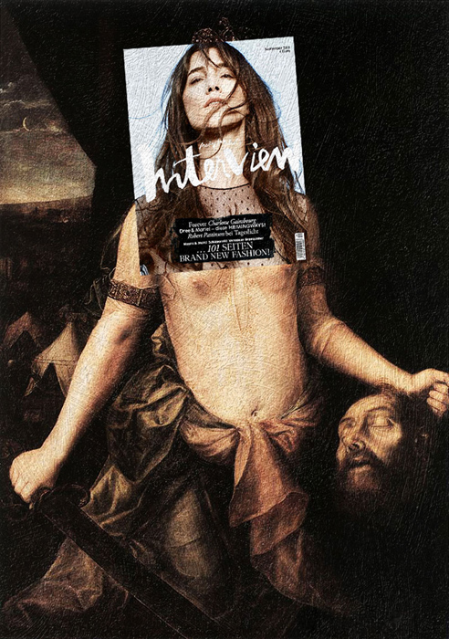 Шарлотта Гинсбург + *Judith with the Head of Holofernes* Ян Массейс.