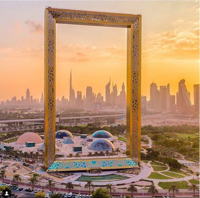 Рамка Дубая - новая достопримечательность ОАЭ.