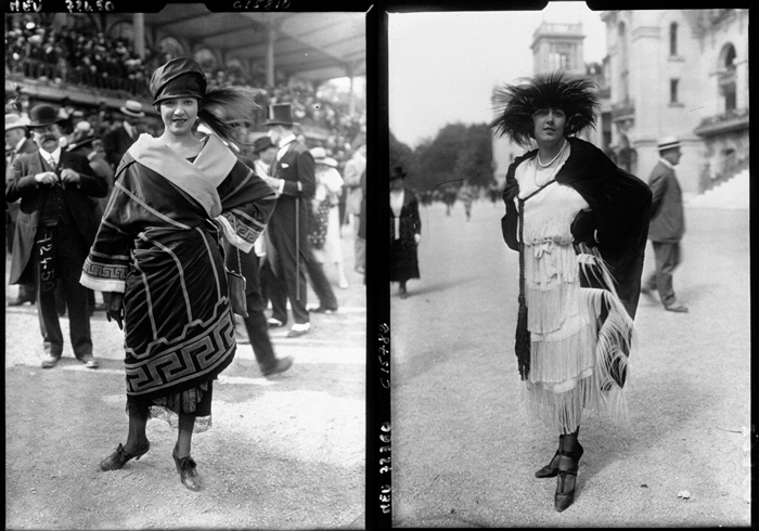 Мода Парижа в 1910 году.