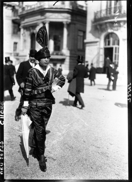 Мода на улицах Парижа 1914г.