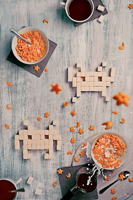 Восьмибитный завтрак: Space Invaders. Автор фото: Dina Belenko.