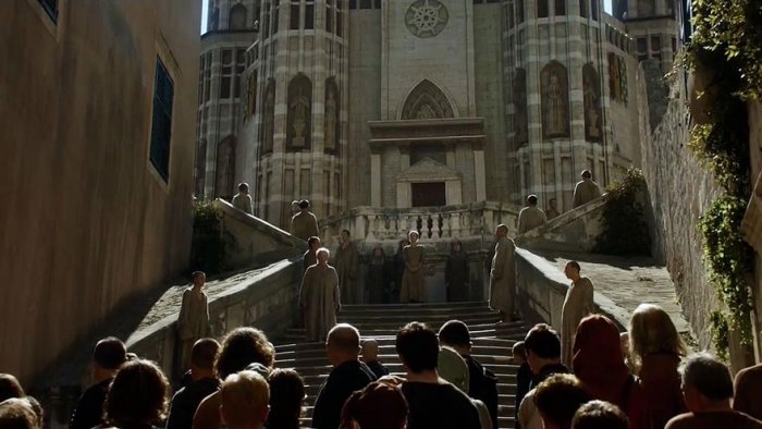 Барочная лестница (Дубровник) - знаменитая сцена  с обнаженной Серсеей.