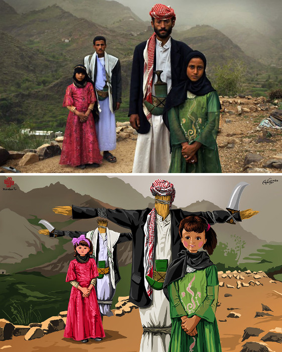Девочки, которых насильно отдают замуж в Афганистане. На фото невеста Тегани (в розовом) и Гада.