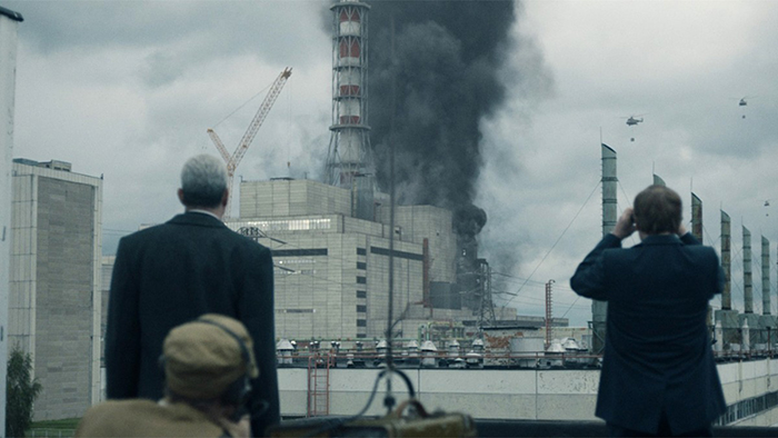 Кадр из сериала *Чернобыль*.