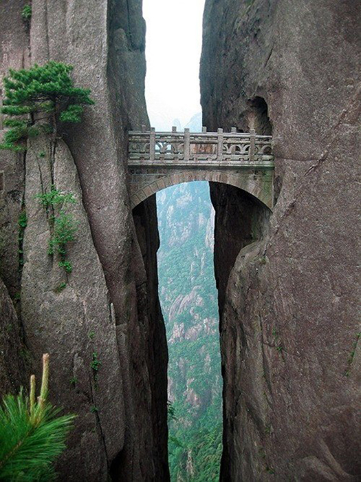 Мост Бессмертных. Хуаншань, Китай.