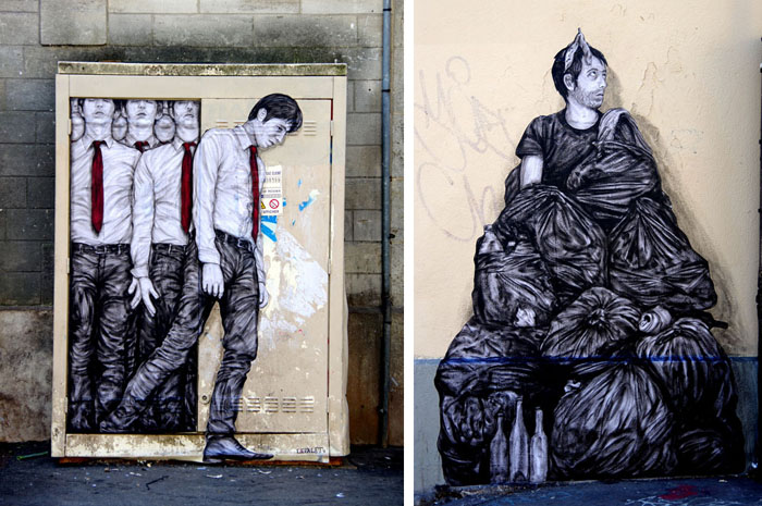 Современное искусство на улицах Парижа. Автор: Charles Leval
