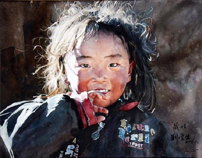 Ребенок в курточке. Автор: Liu Yunsheng.