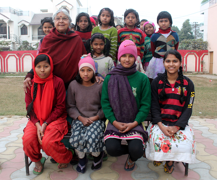 Девочки из приюта Manisha Mandir.