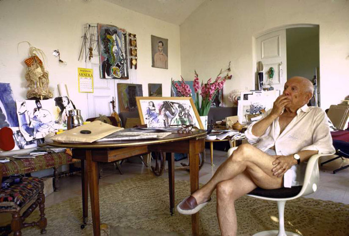 Пабло Пикассо в объективе Гийона Мили.