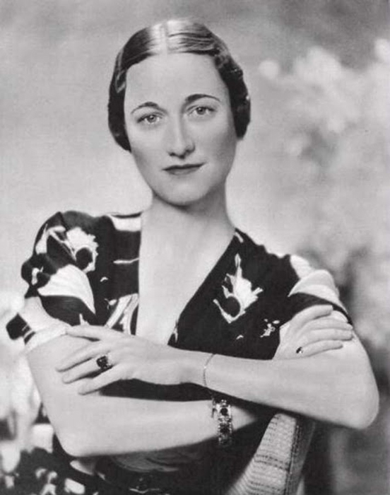 Bessie Wallis Simpson,  супруга герцога Виндзорского.