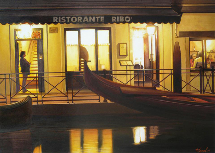 Ресторан в Венеции. Автор: Thierry Duval.