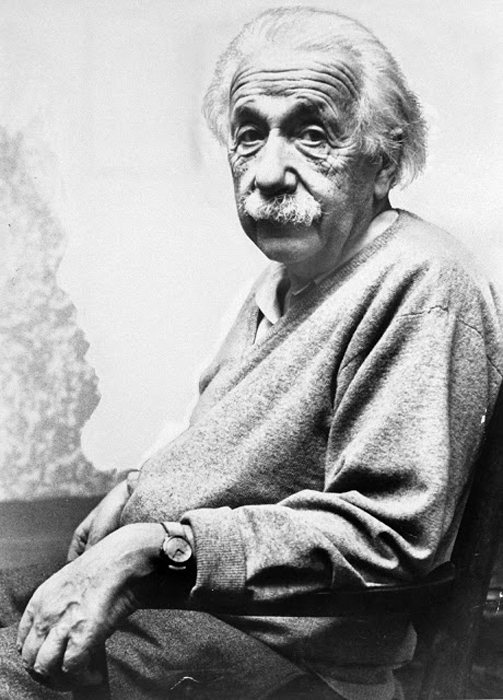 Портрет Альберта Эйнштейна в Принстоне, США. Фото было сделано в день рождения ученого, 14 марта 1953г.
