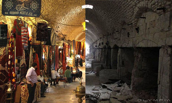 Старый рынок в Алеппо.
