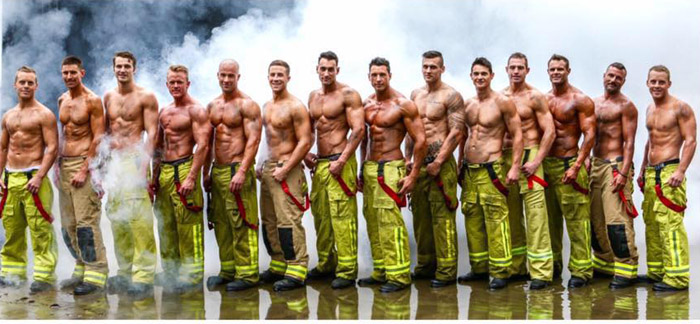 Общее фото австралийских пожарных.