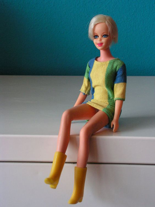 Кукла Твигги, выпущенная компанией Mattel.