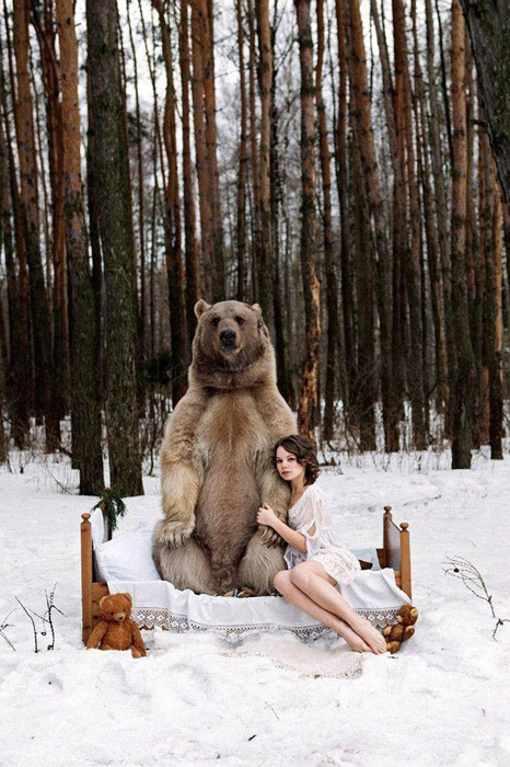 Мартовская фотосессия в снежном лесу. Фото: Ольга Баранцева.