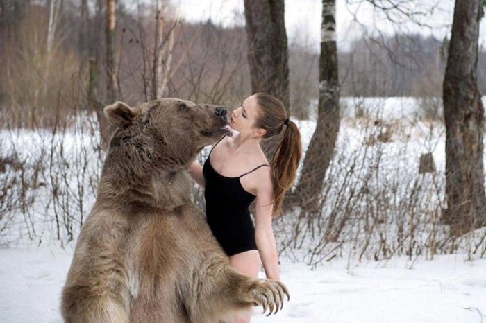 Танцы с медведем. Фото: Ольга Баранцева.