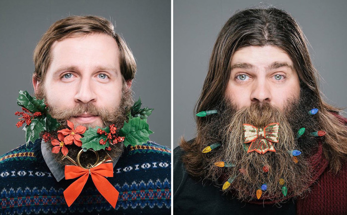 Тhe 12 Beards of Christmas: рождественский фотопроект.