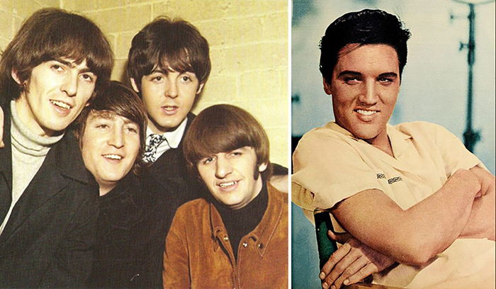 Как состоялась и чем зкончилась единственная встреча двух легенд — Элвиса  Пресли и The Beatles