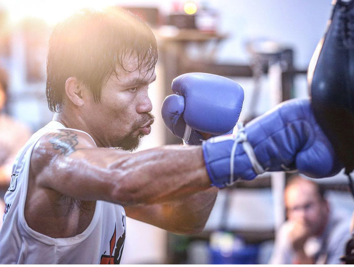 Мэнни Пакьяо, филиппинский боксер.
