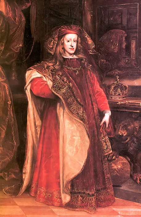 Портрет Карла II, монарха Испании.