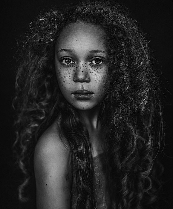 Черно Белые Фото Детей Девочек