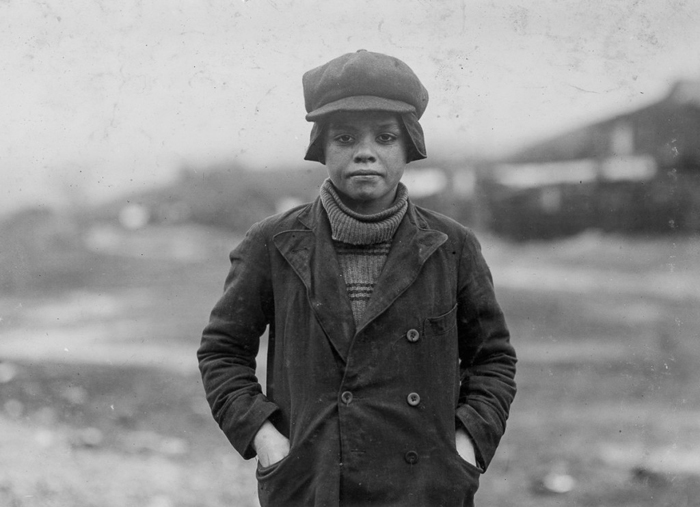 Рабочий шахты Энджело Росс, уверяет, что ему 13 лет, но скорее всего меньше. 1911г.