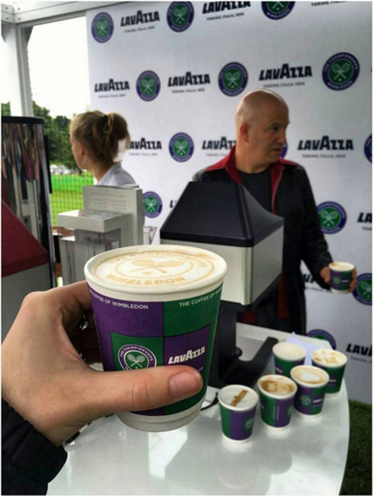 Кофе и теннис.  Instagram coffeeripples.