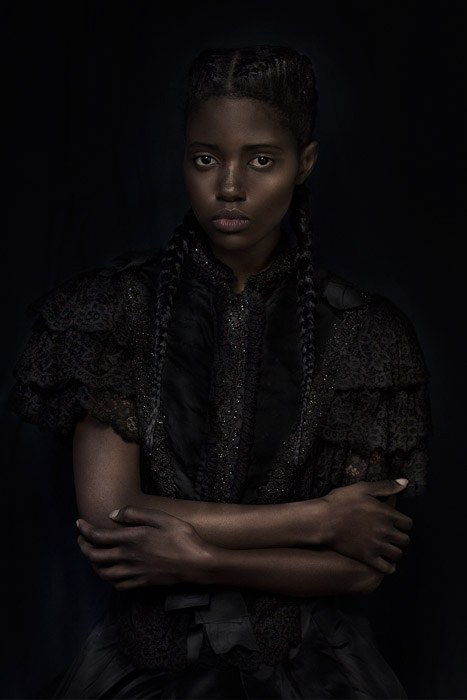 Портреты девушек из Африки. Фото: Dagmar Van Weeghel.