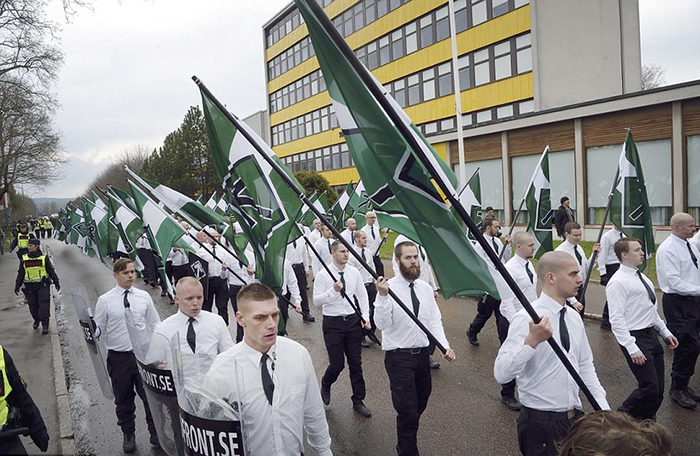 Неонацистское движение в Швеции, 2014 год.