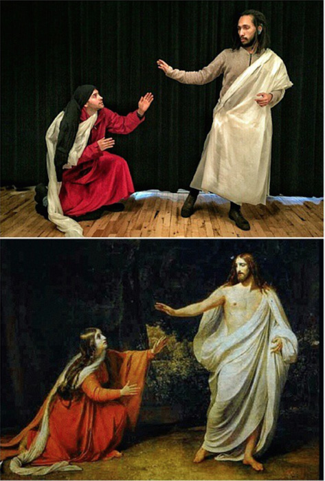 «Явление воскресшего Христа Марии Магдалине» Александр Иванов, 1835.