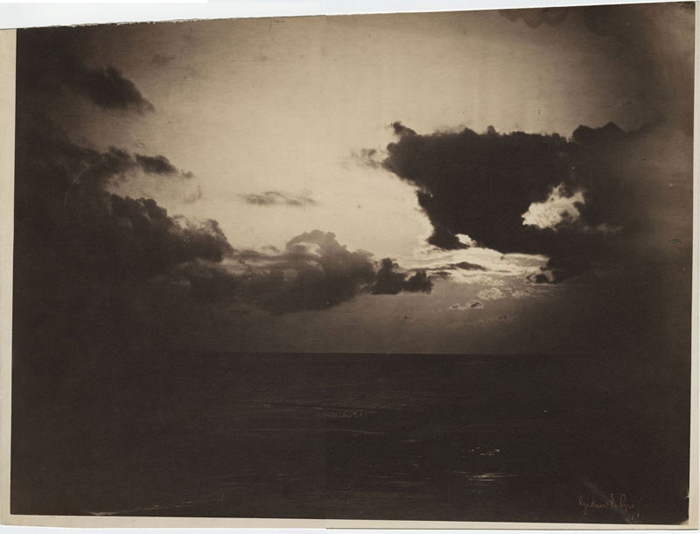 Этюд с облаками, 1856г. Автор фото: Gustave Le Gray (Франция).