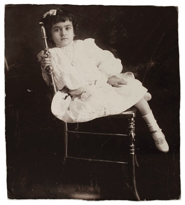 Фриде Кало 5 лет, 1912г.