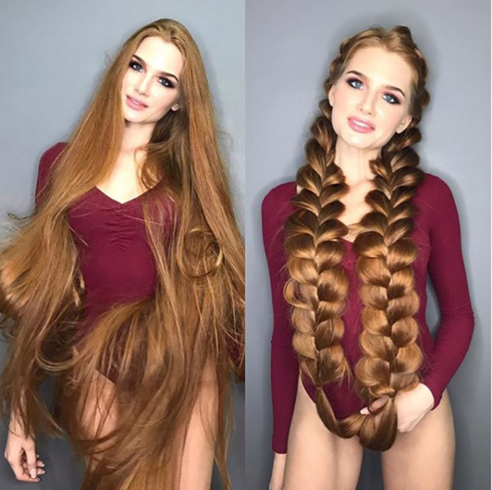 Расти коса до пояса.  Instagram sidorovaanastasiya.