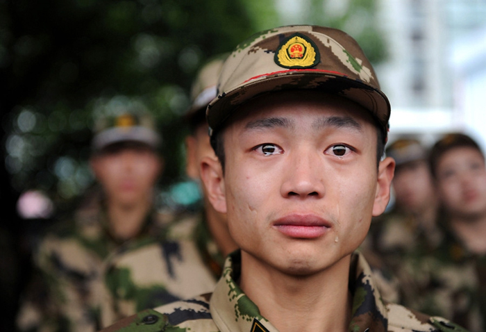 Плачущий солдат.