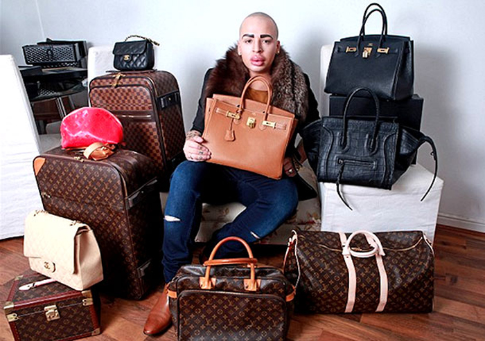 Джордан и люксовые сумочки. Instagram jordanjamesparke.