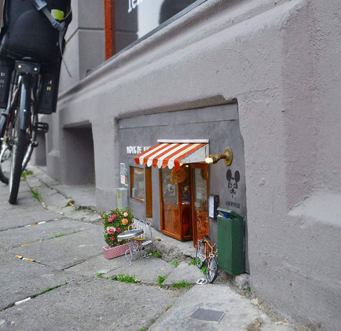 Мышиное кафе в Мальмё.