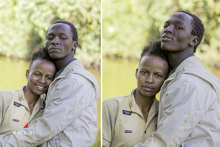 Сэмми со своей девушкой живут в парке в Найроби. Фото: Muchiri Frames.