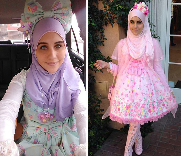 Мусульманские девушки примеряют на себя образ японских лолит.