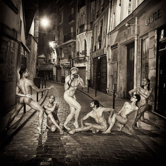 Обнаженные танцоры на улицах. Фото: Jordan Matter.