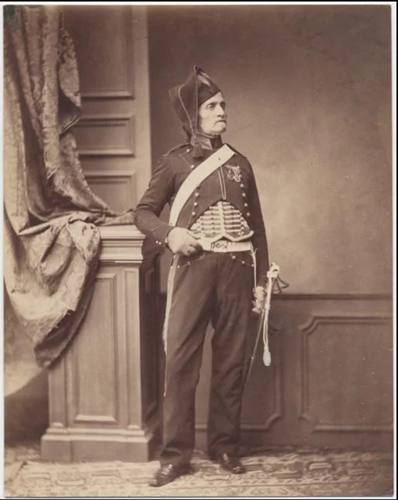 Месье Шмит, второй кавалерийский полк 1813-1814 гг.  Фото: Brown University Library.